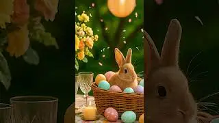 Spend Easter @theguestroomstudio ​⁠ #easter #ambience #relaxing #lofi #jazz #morning #peace #bunny