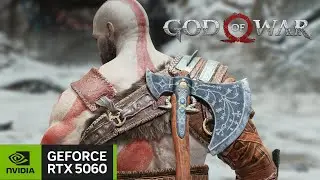 God of War na RTX 5060: Teste de Desempenho em 1440p nativo sem DLSS! #rtx5060 #godofwar 
