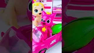 Subi Unbox | ASMR Minnie Mouse & Pinkfong Eating Corn 🌽 Satisfying Toy Unboxing
