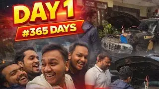 365 Days Hard Challenge &ndash; Day 1 hi Car Kharab 😳 | Reality Check