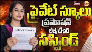 Khammam Govt Teacher Suspended For Promoting Private School In Social Media Reels |
