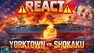 SHOKAKU vs YORKTOWN &ndash; GESCHICHTE REACT! 😱🔥 | World of Warships ⚓️