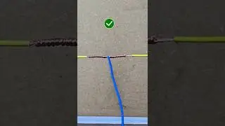 Best Way to twist electric wire like a pro #wire #shorts