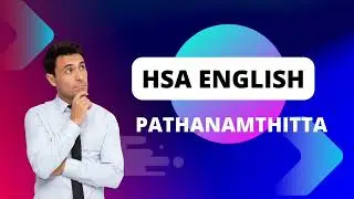 HSA English Pathanamthitta Shortlist published