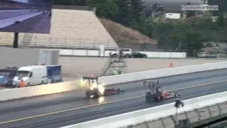 NitrOlympX 2013 - Top Fuel Semi-Finals & Final