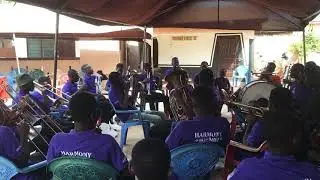 MASSIVE PERFORMANCE BY HARMONY BRASS BAND DZODZE@A FUNERAL