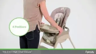 Using Your Ingenuity Trio 3-in-1 Deluxe High Chair in Sahara Burst