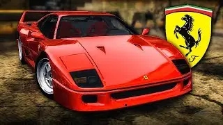 NFS Most Wanted | Ferrari F40 Mod Gameplay [1440p60]