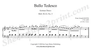 Haydn : German Dance Hob. IX:22, No. 5