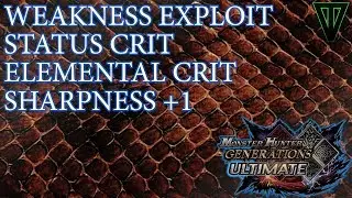 MHGU Custom Armor Set: Elemental / Status Crit Dual Blades!