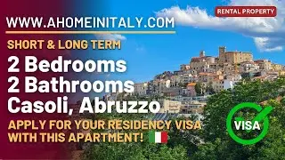 Fantastic rental property in stunning Abruzzo, Italy. Help with visa application is also available.