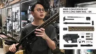 CRW custom Angrygun 416d SMR kit for Marui Mws gbb