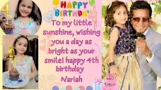 Happy 4th birthday to my precious little girl Neriah |