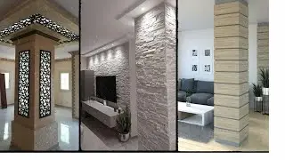 Interior Decor | Modern Column Decoration Ideas | Modern Pillar Ideas .