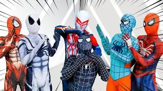 TEAM SPIDER-MAN vs BAD GUY TEAM | TRAINING NERF GUN To Become SUPERHERO : SPIDER-MAN IN REAL LIFE #9