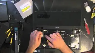 ACER ASPIRE 5734Z take apart video, disassemble, how to open disassembly