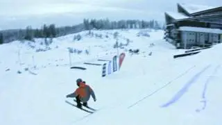 Фронт флип на лыжах (Front flip SKI)