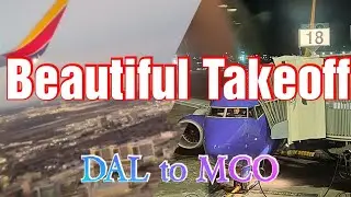 Beautiful Full Takeoff From Dallas Love Field