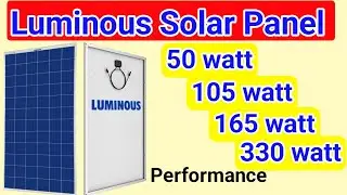 Luminous solar panel | Luminous solar panel review