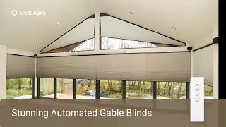 AUTOMATED Blackout Gable Blinds!