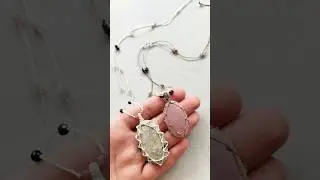 Most easy necklace you will ever make ☀️ 1 hour max #diy #tutorial  #macrame #macrameknot #jewelry