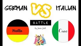Language Battle : German vs Italian (Disney Heroines)