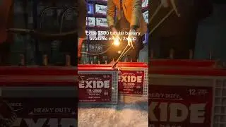 Exide TR2500 230AH Battery Plate Fire Test 🔥 Original Quality Test Full Practical #electrical #dc