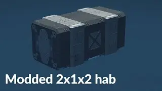 Starfield | Hopetech Ship Hab Expansion mod | 2L1W2H Crew Quarters | Interior showcase