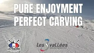 Skiing various pistes 'Cote Brulee' and '3 Marches' in Les Menuires, Les 3 Vall&eacute;es, GoPro 4k, 2026
