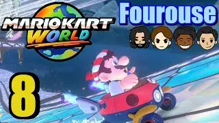 Mario Kart World (Switch 2) | Эпизод 8: Длинная Радужная Дорога | Fourouse