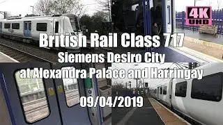 Class 717 | Siemens Desiro City | at Alexandra Palace and Harringay | ft. Andrew | 09/04/2019