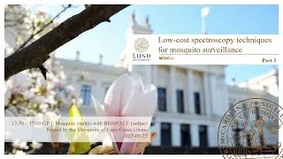 Workshop on: Low-cost spectroscopy techniques for mosquito surveillance, ML part 3