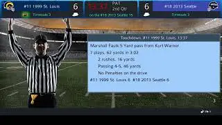 Game 1 Wild card series Rams vs Seahawks