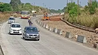 Buses In Action On Highway #msrtc #bus #vehicle #travel #transport #publictransport #highway #kokan