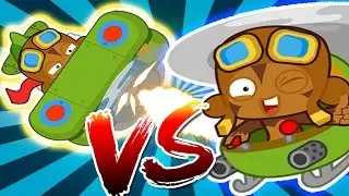 Bloons TD Battles - MONKEY ACE VS HELI PILOT - WHO WINS THE FLYING BATTLE?!?!