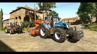 FS25 New Holland TU 270 seeding barley in Etruria 🇮🇹