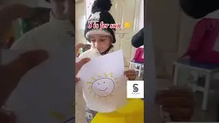 Activity letter s || S is for sun #fun #activity #learning