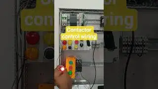 Control wiring for contactor | #tutorials #electrical #ajelectrical #electrical