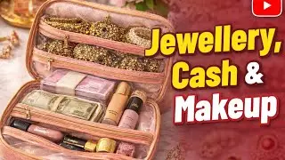 घर 🏠 पर बनाएं jewellery/makeup cash.. #jewellery #makeup #youtubevideo 