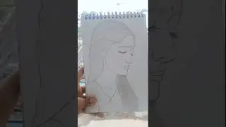 real women drawing #drawing #art #womendrawing #shorts