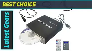 Jupiter CD DVD Player for Car with USB Port AUX Port, Portable External CD Player That Plugs