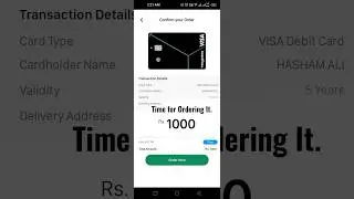 Ordering Visa Easypaisa Card..&hearts;️ #visa #shorts #easypaisa