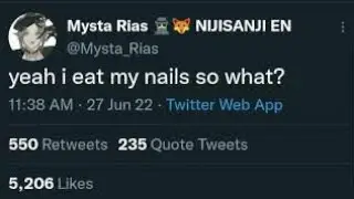 Mysta being a struggles tweet account [Nijisanji En]