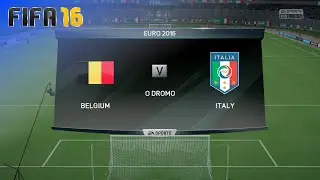 FIFA 16 - Belgium vs. Italy (EURO 2016 - Match #10)