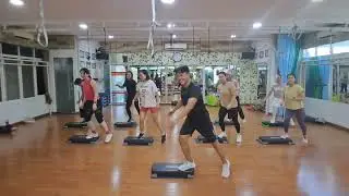 Fun Steprobic & burn calories 🔥🔥🔥