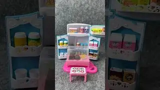Satisfying with Unboxing & Review Miniature Kitchen Set Toys Cooking Video | ASMR Videos no music