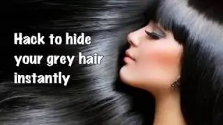 How to hide grey hair fast (in seconds)