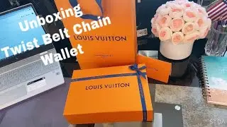 Unboxing Twist Belt Chain wallet Louis Vuitton || Come unbox with me || Vitaglishlife #shorts
