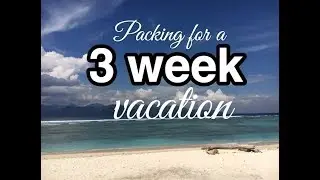 What to pack for 3 weeks holiday in Bali | Dr Sarah Nicholls
