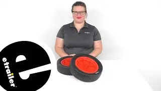 etrailer | Detailed Breakdown of the Replacement No Flat Wheels for Malone WideTrak Kayak/Canoe Cart